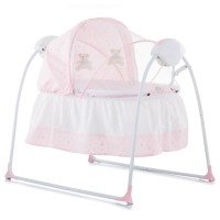 Patut si leagan electric Chipolino Rock-a-bye Pink