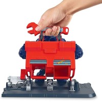 Pista de masini Hot Wheels by Mattel Gorilla Rage Garage Attack cu masinuta