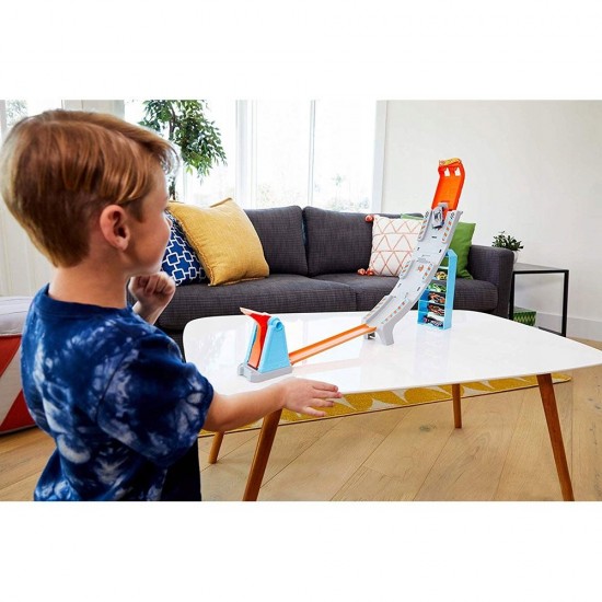 Pista de masini Hot Wheels Mattel Hill Climb Champion cu masinuta