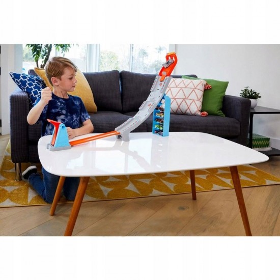 Pista de masini Hot Wheels Mattel Hill Climb Champion cu masinuta