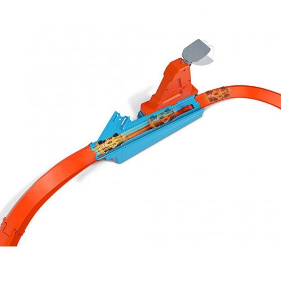 Pista de masini Hot Wheels Mattel Rapid Raceway Champion cu masinuta
