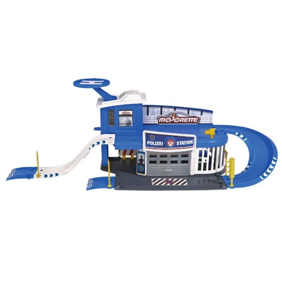 Pista de masini Majorette Creatix Statie de Politie cu 1 masinuta