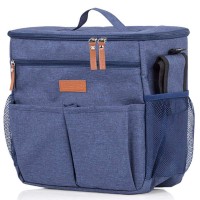 Rucsac si gentuta termoizolanta de infasat Chipolino blue jeans