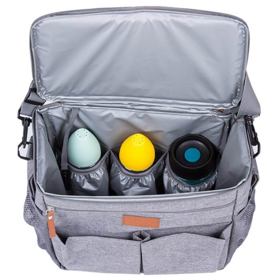 Rucsac si gentuta termoizolanta de infasat Chipolino graphite