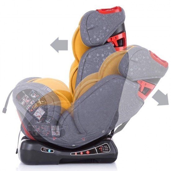 Scaun auto copii Chipolino Orbit 0-36 kg Yellow