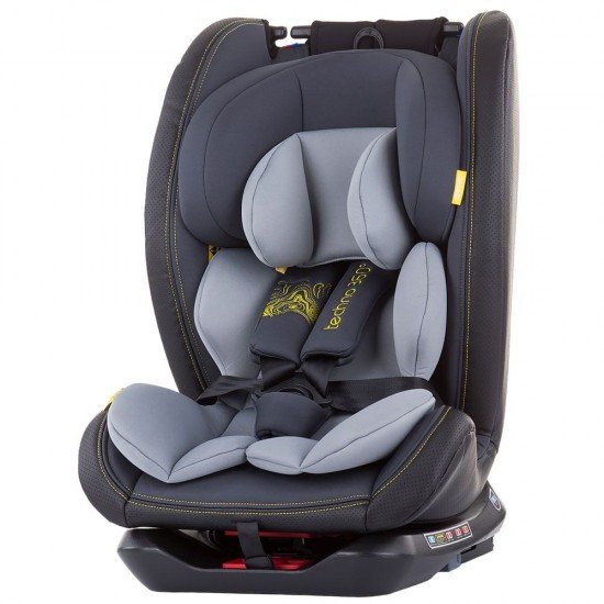 Scaun auto copii Chipolino Techno 0-36 kg Asphalt cu sistem Isofix
