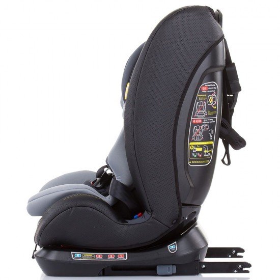 Scaun auto copii Chipolino Techno 0-36 kg Asphalt cu sistem Isofix