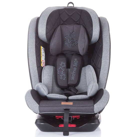 Scaun auto Chipolino Techno 0-36 kg Graphite cu sistem Isofix
