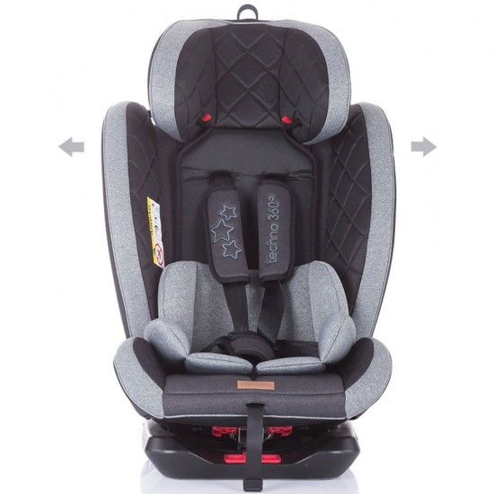 Scaun auto Chipolino Techno 0-36 kg Graphite cu sistem Isofix