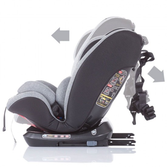 Scaun auto Chipolino Techno 0-36 kg Graphite cu sistem Isofix