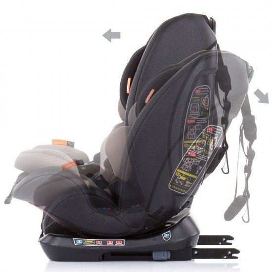 Scaun auto copii Chipolino Techno 0-36 kg Latte cu sistem Isofix