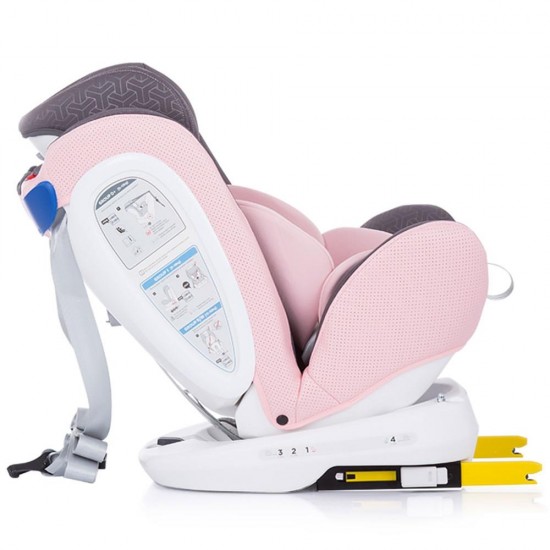 Scaun auto Chipolino Tourneo 0-36 kg Baby Pink cu sistem Isofix