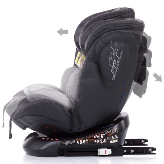 Scaun auto Chipolino Twist 0-36 kg Graphite cu sistem Isofix