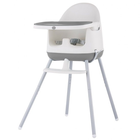 Scaun de masa Chipolino Pudding 3 in 1 Grey