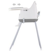 Scaun de masa Chipolino Pudding 3 in 1 Grey