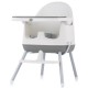 Scaun de masa Chipolino Pudding 3 in 1 Grey