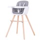 Scaun de masa copii Chipolino Woody Grey