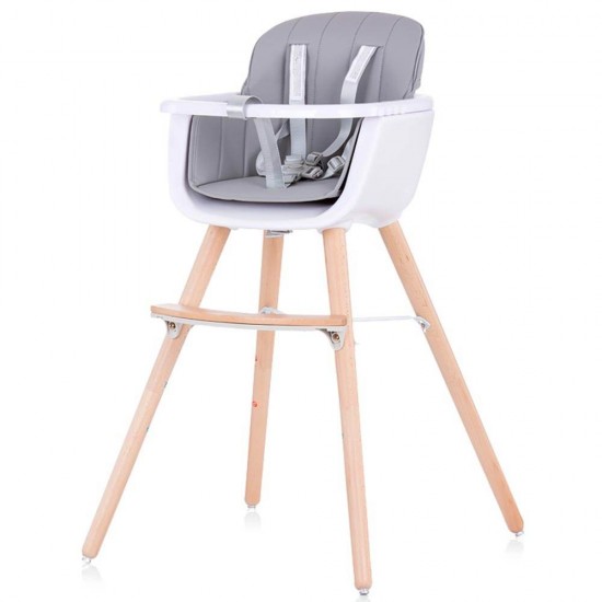 Scaun de masa copii Chipolino Woody Grey