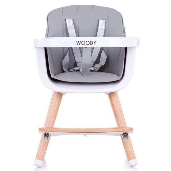 Scaun de masa copii Chipolino Woody Grey