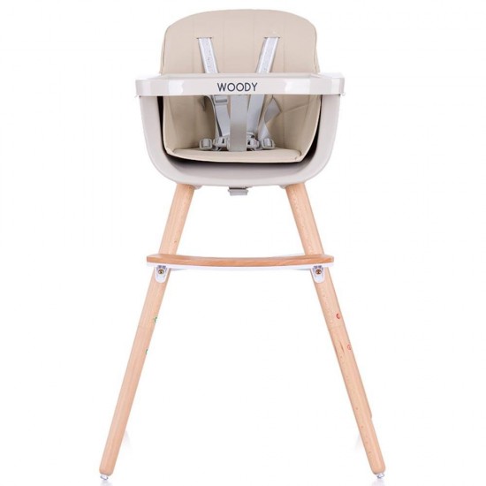 Scaun de masa copii Chipolino Woody Mocca