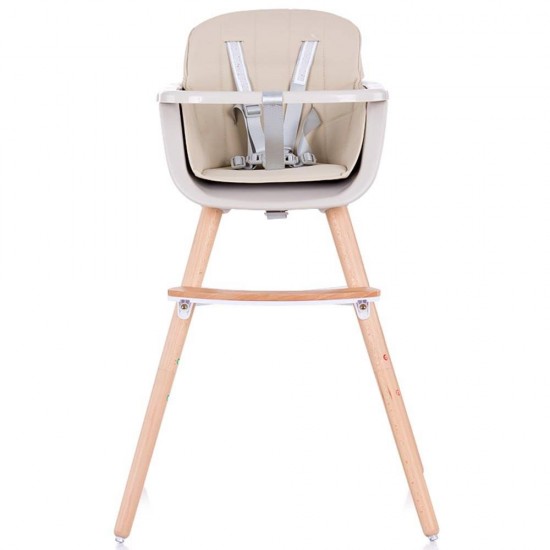 Scaun de masa copii Chipolino Woody Mocca