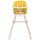 Scaun de masa copii Chipolino Woody Yellow