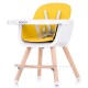 Scaun de masa copii Chipolino Woody Yellow