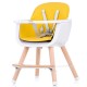 Scaun de masa copii Chipolino Woody Yellow