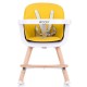Scaun de masa copii Chipolino Woody Yellow