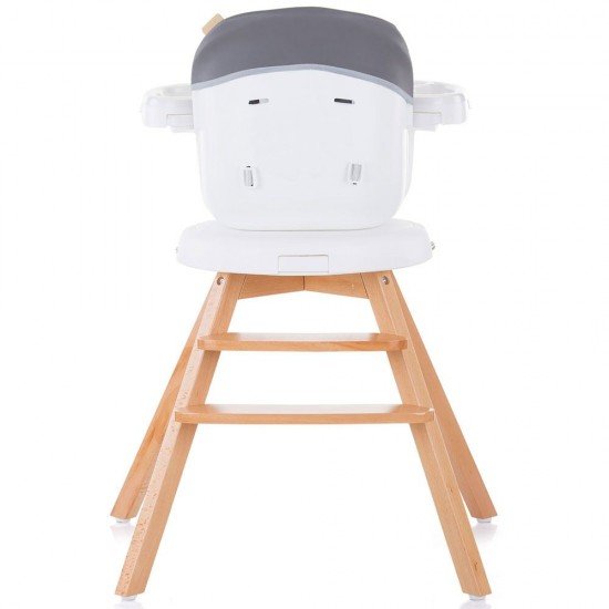 Scaun de masa cu sezut rotativ Chipolino Rotto 3 in 1 Asphalt