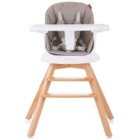 Scaun de masa cu sezut rotativ Chipolino Rotto 3 in 1 Latte