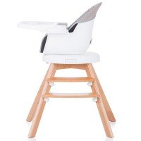 Scaun de masa cu sezut rotativ Chipolino Rotto 3 in 1 Mocca