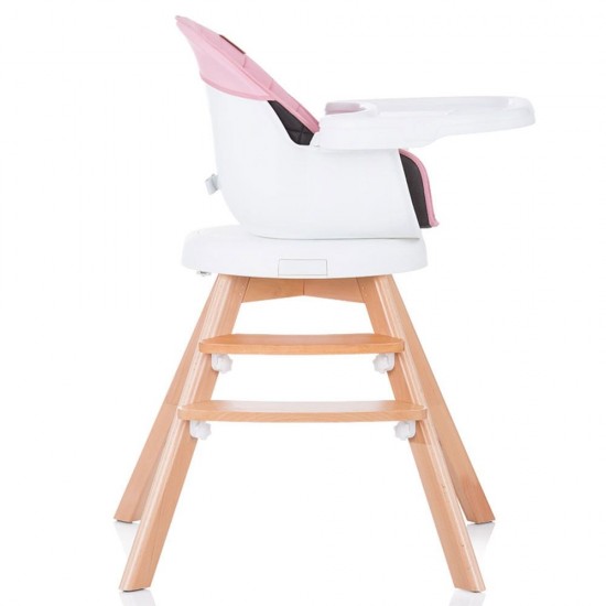 Scaun de masa cu sezut rotativ Chipolino Rotto 3 in 1 Orchid