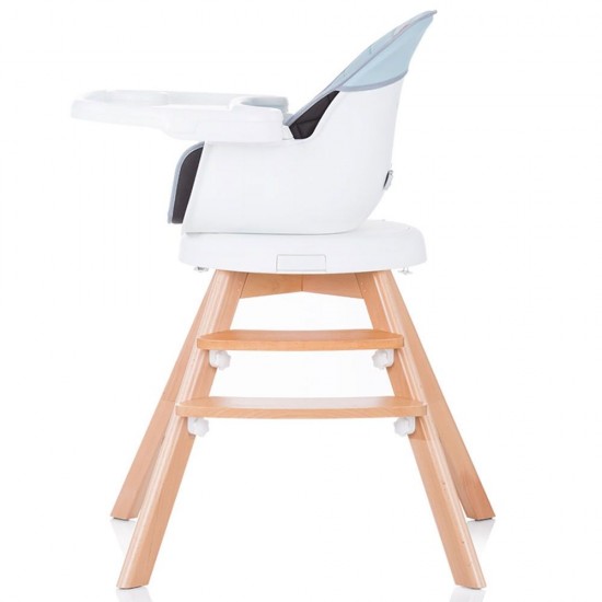 Scaun de masa cu sezut rotativ Chipolino Rotto 3 in 1 Sky