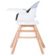 Scaun de masa cu sezut rotativ Chipolino Rotto 3 in 1 Sky