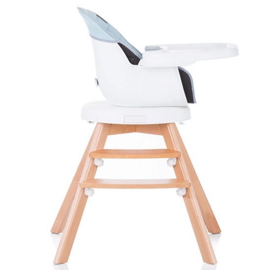 Scaun de masa cu sezut rotativ Chipolino Rotto 3 in 1 Sky