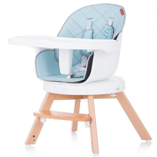 Scaun de masa cu sezut rotativ Chipolino Rotto 3 in 1 Sky