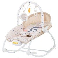 Scaunel balansoar Chipolino Fiesta Beige Farm