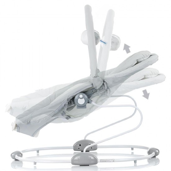 Scaunel balansoar Chipolino Siesta Gray