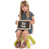 Scaunel cu spatar pentru copii Smoby Green