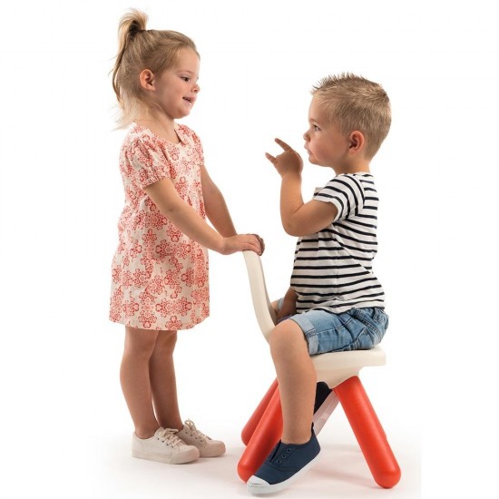 Scaunel cu spatar pentru copii Smoby Red