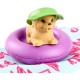 Set accesorii Barbie la piscina cu figurina catelus