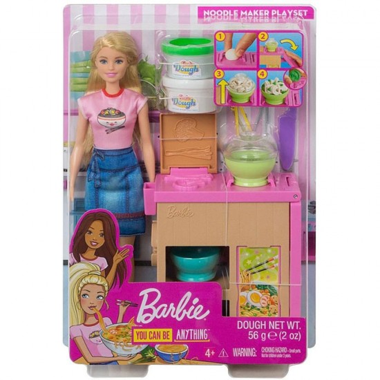 Set Barbie Mattel Cooking and Baking - Pregateste noodles cu papusa si accesorii