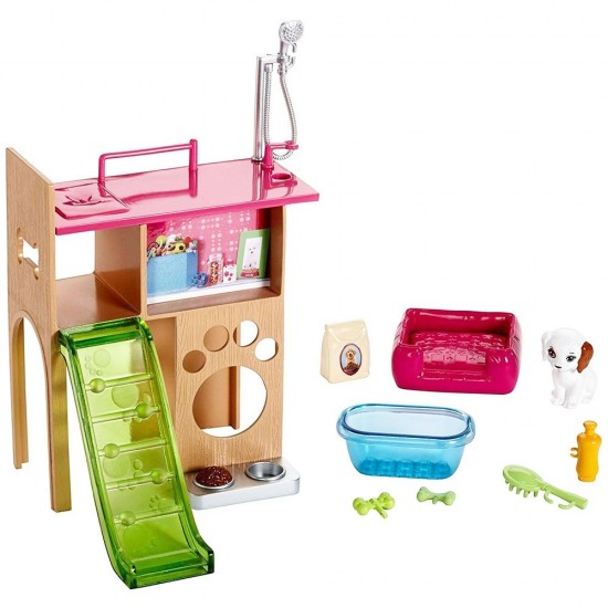 Set Barbie Mattel Estate - Cosmetica animale cu accesorii DVX50