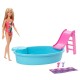 Set de joaca Barbie - Papusa cu piscina