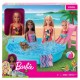 Set de joaca Barbie - Papusa cu piscina