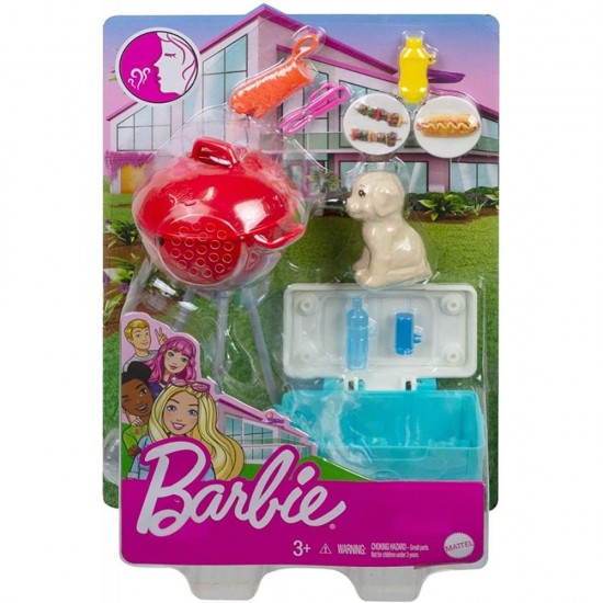 Set Barbie Mattel - Mobilier cu accesorii GRG76