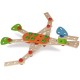 Set constructie din lemn Eichhorn Constructor Biplane 85 piese