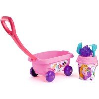Set jucarii nisip Smoby Carucior Disney Princess cu accesorii