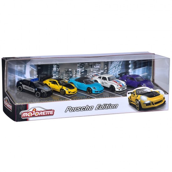 Set Majorette 5 masinute Porsche Premium Cars